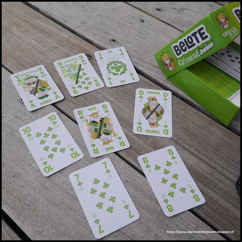 L Esprit Vient En Jouant Jeu La Belote Jeux De Cartes Pour Enfants