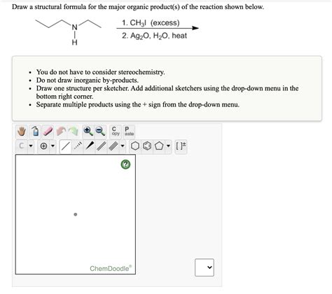 Answered Draw A Structural Formula For The Major Bartleby