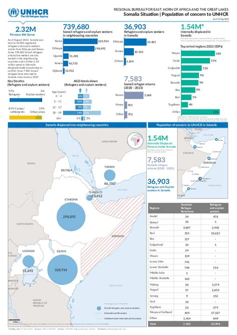 Document Somalia Situation Population Dashboard 31 August 2023