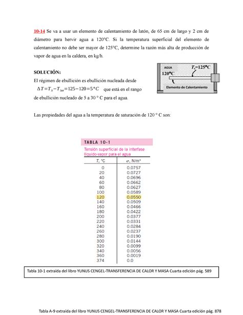 Tarea Ejercicios Yunus Cengel Se Va A Usar Un Elemento De