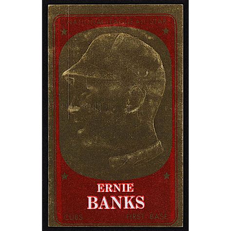 Ernie Banks Topps Embossed Pristine Auction