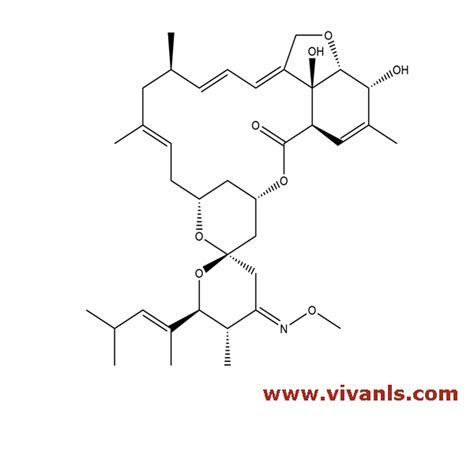 Moxidectin, CAS Number 113507-06-5, Formula C₃₇H₅₃NO₈, VIVAN Life Sciences