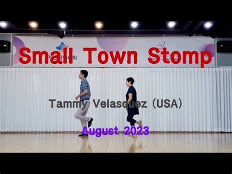 Small Town Stomp Linedance Demo Beginner ARADONG Linedance YouTube