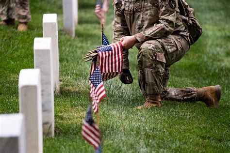 2023 Arlington National Cemetery Flags In Tribute For Memorial Day