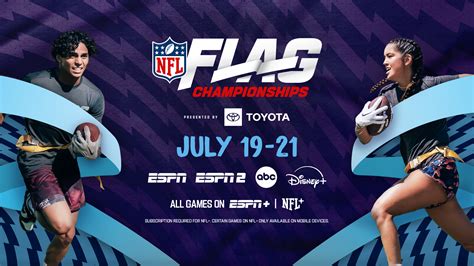 month  youth athletes set  compete    nfl flag