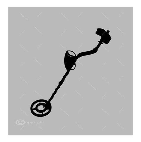 Metal Detector Vector Image Svg File Digital Cutting File Ai Etsy Uk