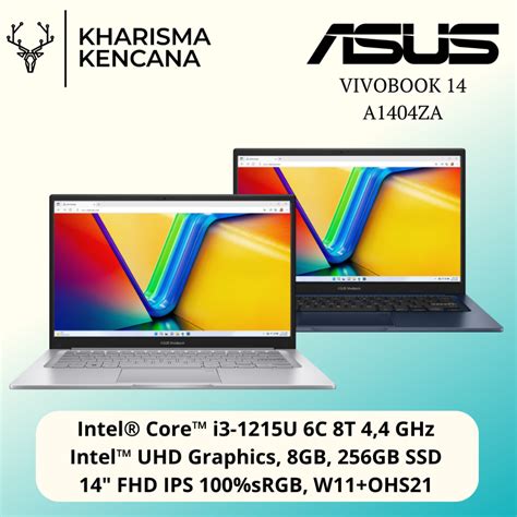 Jual Asus Vivobook A1404za Core I3 1215u 8gb 256gb 14fhd Ips 100srgb