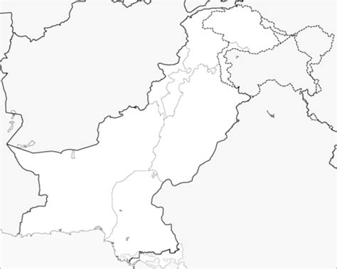 Map Pakistan Colour Coloring Pages