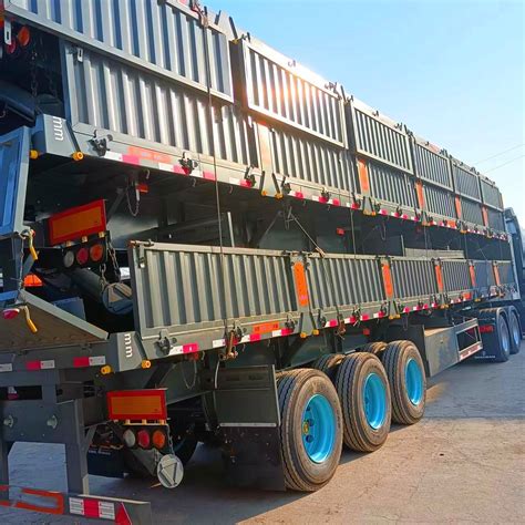 Axles Mechanical Air Suspension Side Wall Traile Cargo Sidewall