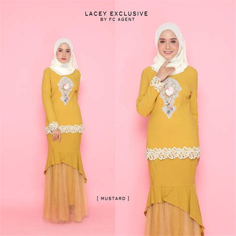 Lacey Raya Women S Fashion Muslimah Fashion Baju Kurung Sets On