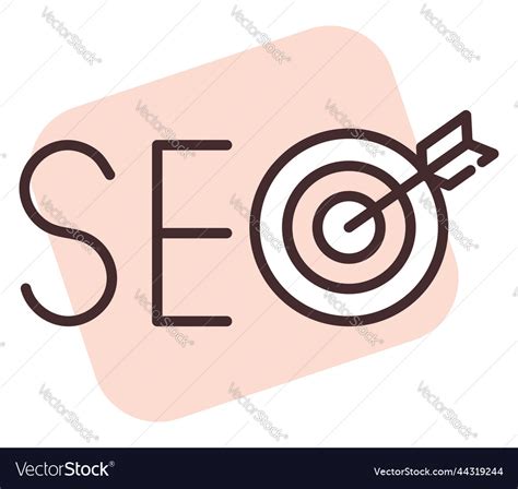marketing seo  white background royalty  vector image