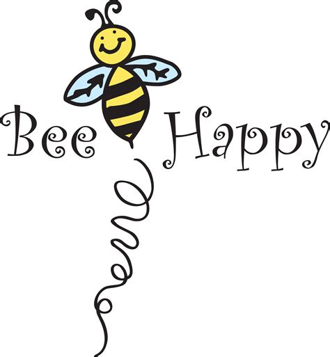 Bee Happy Svg File Svg Designs Bee Happy Bee