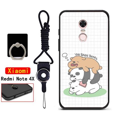 New Case For Xiaomi Redmi Note 4x Tpu Rubber Phone Case Back Cover Shell Soft Silica Gel