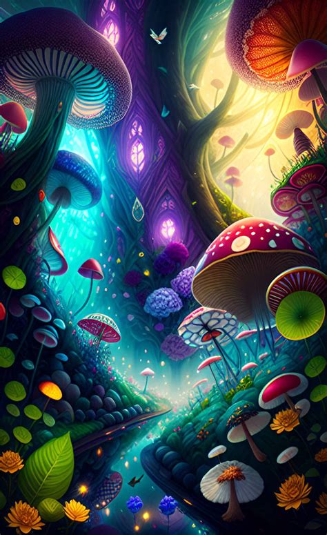 Mushroom Land by jeffdoute on DeviantArt