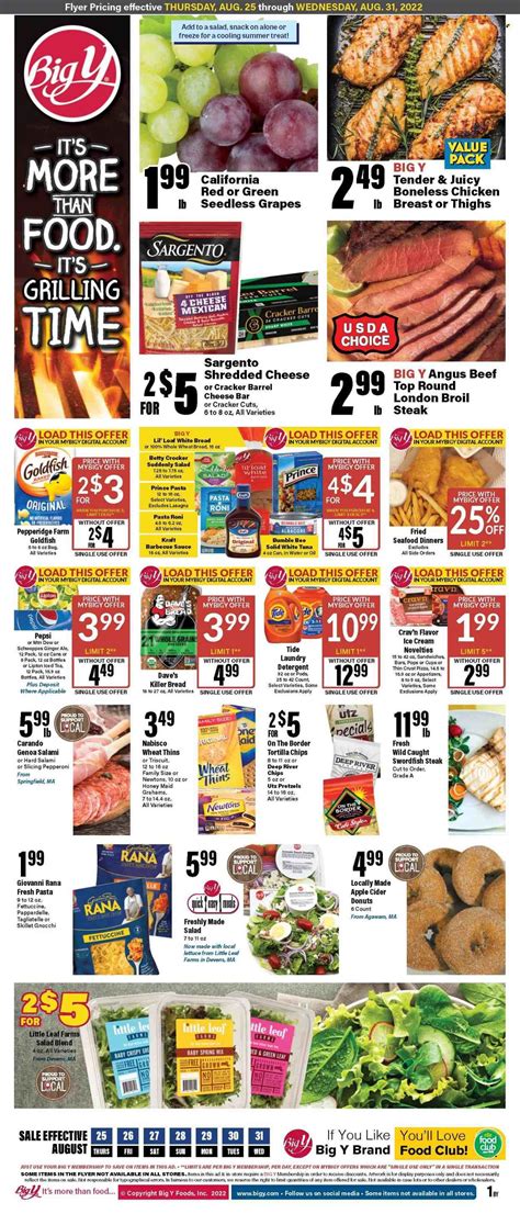 Big Y Ma Weekly Ad Flyer Specials August 25 To August 31 2022