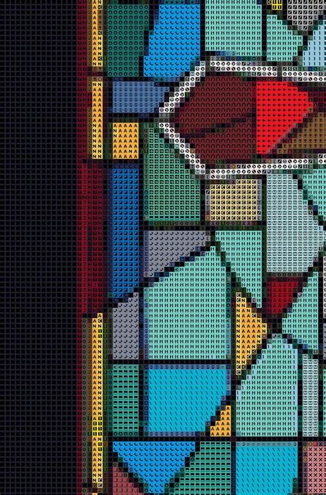 STAIN GLASS Window Cross Counted Cross Stitch PDF Pattern Etsy