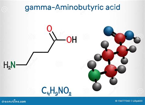 Acide Gamma Aminobutyrique Mol Cule De Gaba Il S Agit D Un