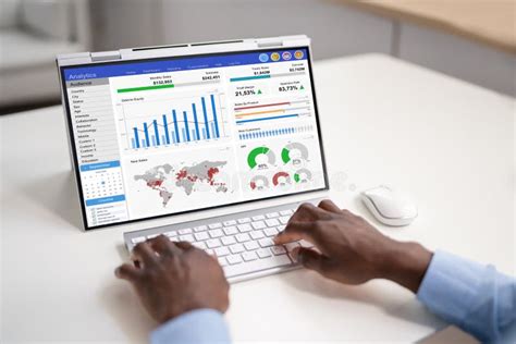 Data Analytics Black Man Stock Photos Free Royalty Free Stock