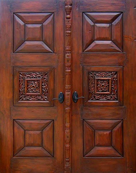 Door With Carved Panels La Puerta Originals Custom Interior Doors