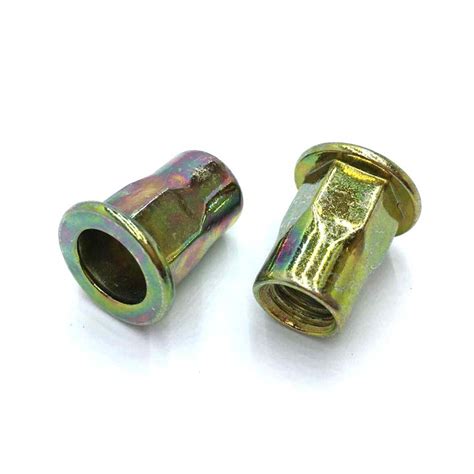 Zinc Plated Stainless Steel Half Hex Body Rivet Nuts China Open End