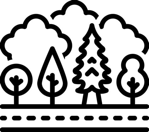 line icon for forestry 22976242 Vector Art at Vecteezy