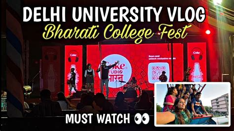 Annual Fest In Delhi University Bharati College Fest Delhi