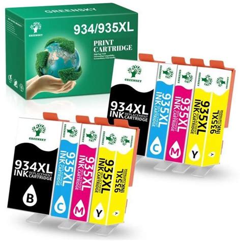 Greensky Hp Xl Hp Xl Lot Cartouches Compatible Hp Officejet