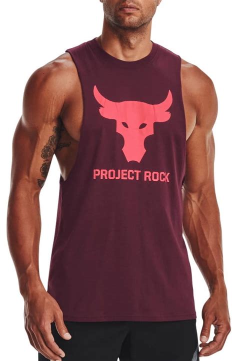 Singlet Under Armour Ua Project Rock Brahma Bull Top Fitness De