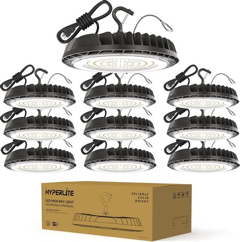 Hyperlite High Bay Led Lights 150w 10 Packs Led High Bay Light 21000lm