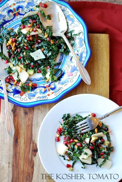 Kale Salad With Pomegranate And Parmesan