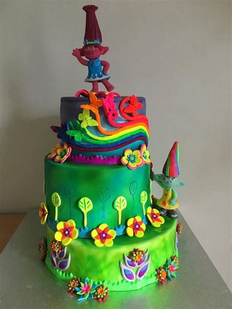 Poppy Trolls Cake Decorated Cake By Rianne Cakesdecor