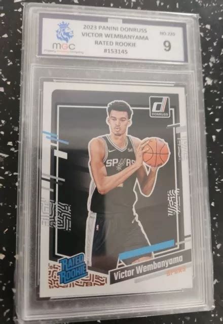 Victor Wembanyama Panini Donruss Rated Rookie Rc Nba Card Mgc Graded