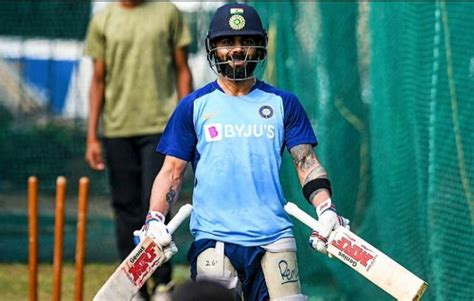 Virat Kohli Smashes The Long Ball During The Practice Session In UAE