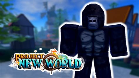 Quest Lvl Gorilla Roblox Project New World Youtube