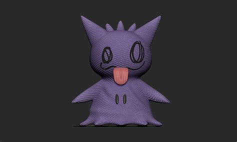 Archivo STL Gratis Pokemon Mimikyu Gengar Modelo Para Descargar Y