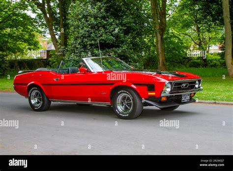 1972 70s 70er Jahre Red FORD MUSTANG 5700cc Benzin American PONY CAR