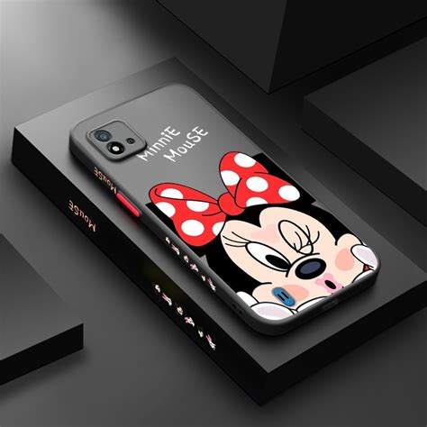 Realme C20 C20A C11 Narzo 50i Case Cartoon Minnie Mouse Silicone Patten