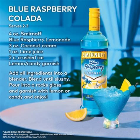 Smirnoff Vodka Blue Raspberry Lemonade 750 Ml Kroger