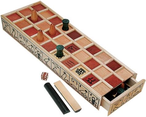 WE Games Wood Senet Game - An Ancient Egyptian Board Game, 1 unit ...