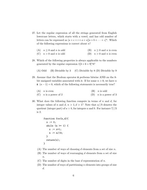 Isi Admission Test M Tech Crs Pca Sample Paper Indcareer Docs