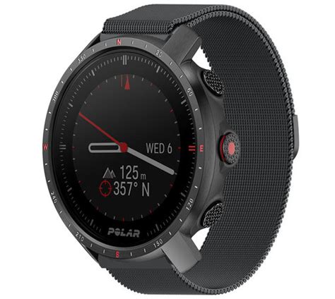 Polar Grit X Pro Milanese Band Zwart Smartwatchbanden Nl