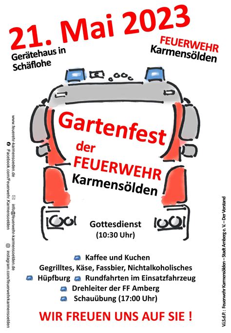 Gartenfest Freiwillige Feuerwehr Karmens Lden