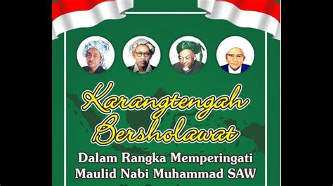 Karangtengah Bersholawat Pembacaan AL Barzanji Dalam Rangka