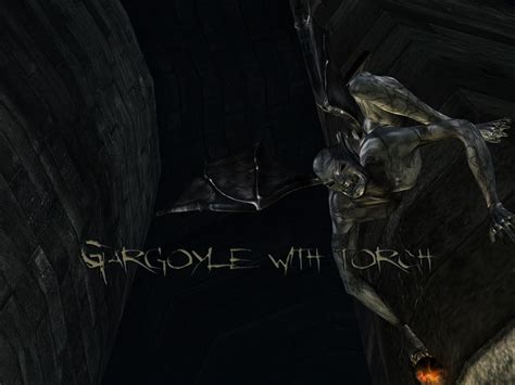 Second Life Marketplace Gargoyle With Torch