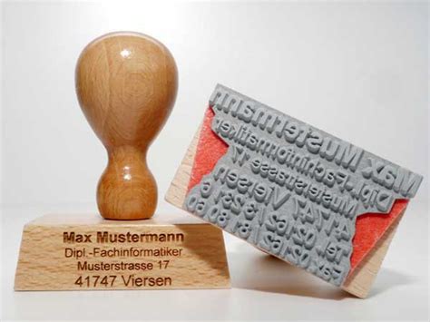 Holzstempel Online Bestellen Stempelservice De