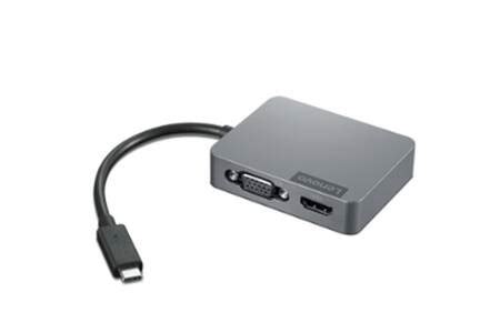 Hub USB Lenovo HUB USB C 4 EN 1 VERS USB A RJ45 VGA HDMI