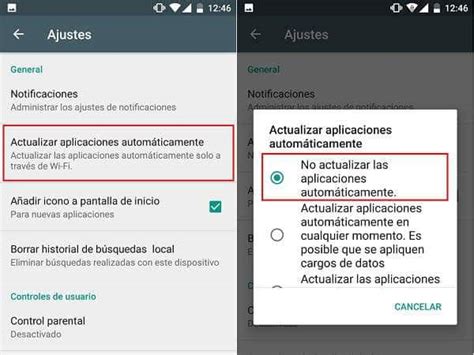 Guía para desactivar las actualizaciones automáticas en Android