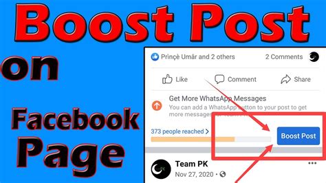 Facebook Ads How To Boost FB Page Post On Mobile Facebook Marketing