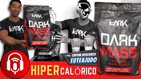 Hipercalórico Dark Mass Análise de Sabor Diluir Dose e Custo