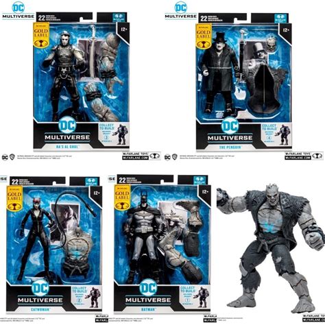 Dc Multiverse Arkham City Solomon Grundy Baf Set Of Black White